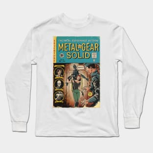 Metal Gear Solid fan art comic cover Long Sleeve T-Shirt